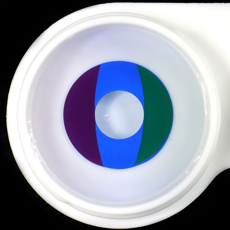 Uniieye Pride Blue Halloween Cosplay Colored Contact Lenses | 1 Year